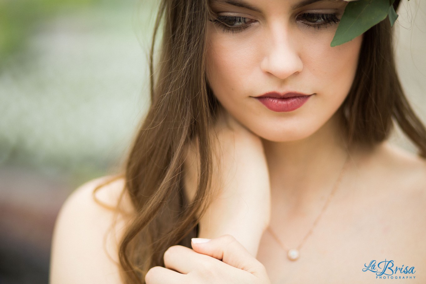 Greenhouse Bridal Portrait Belton Missouri  La Brisa Photography Emma York