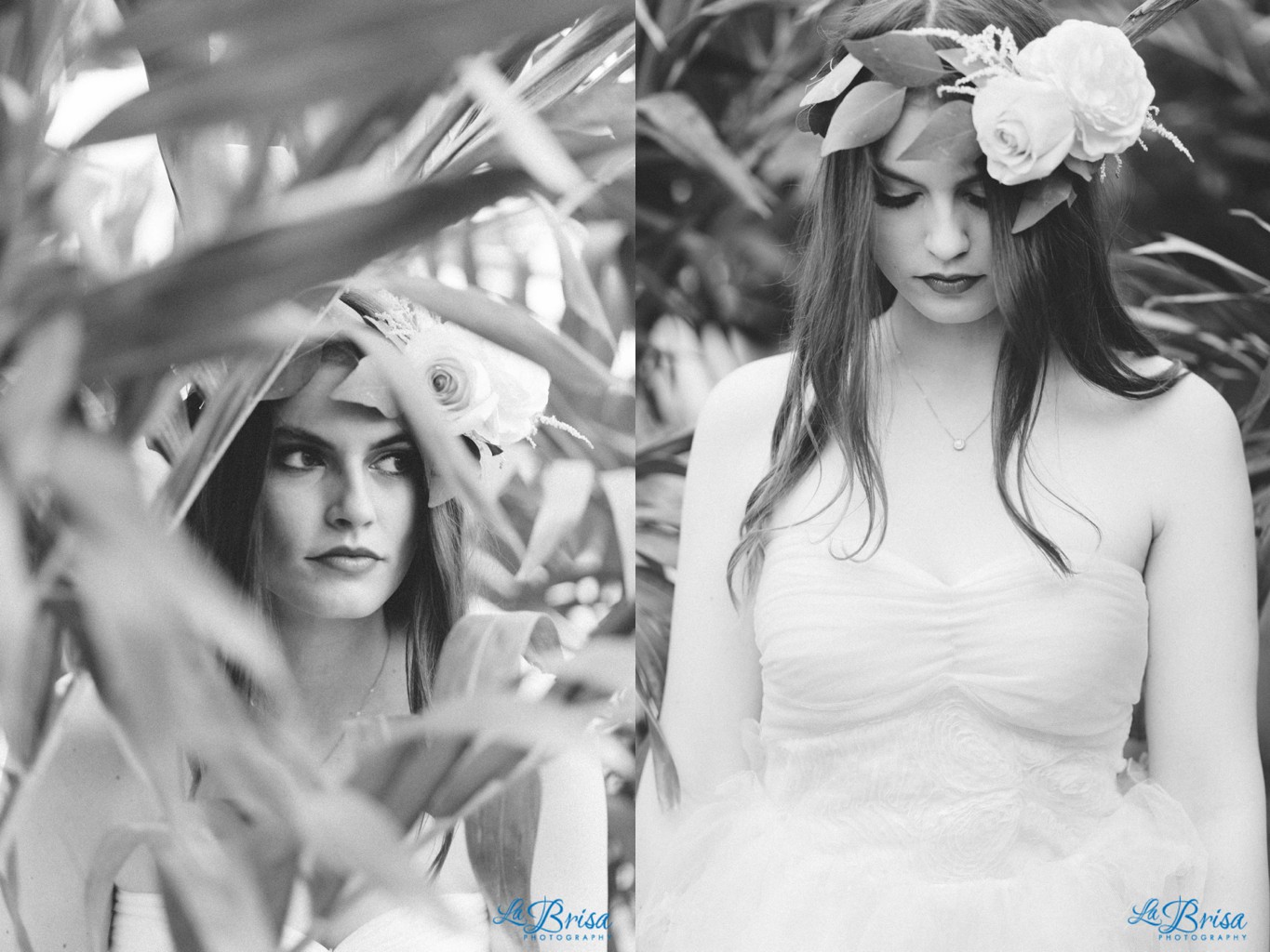 Greenhouse Bridal Portrait Belton Missouri  La Brisa Photography Emma York