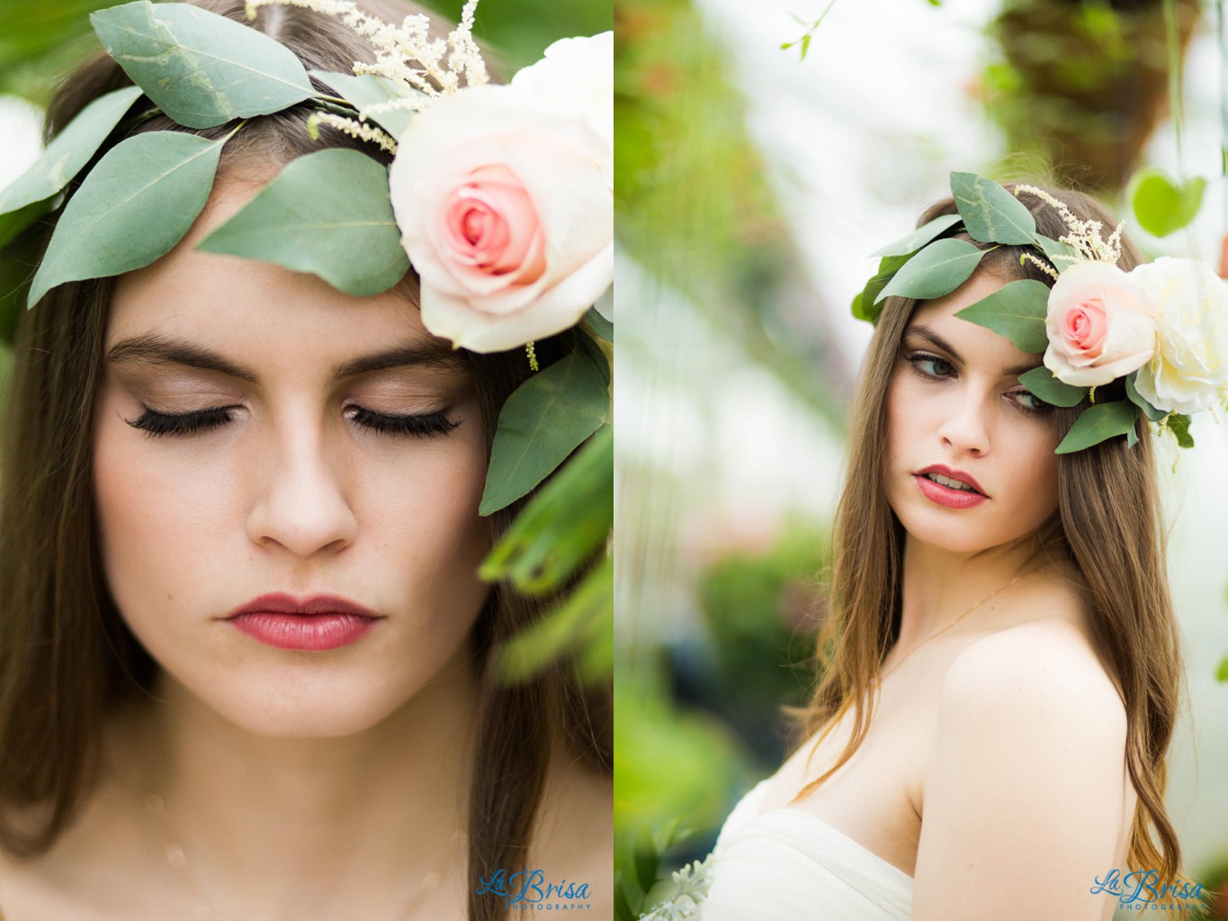 Greenhouse Bridal Portrait Belton Missouri  La Brisa Photography Emma York