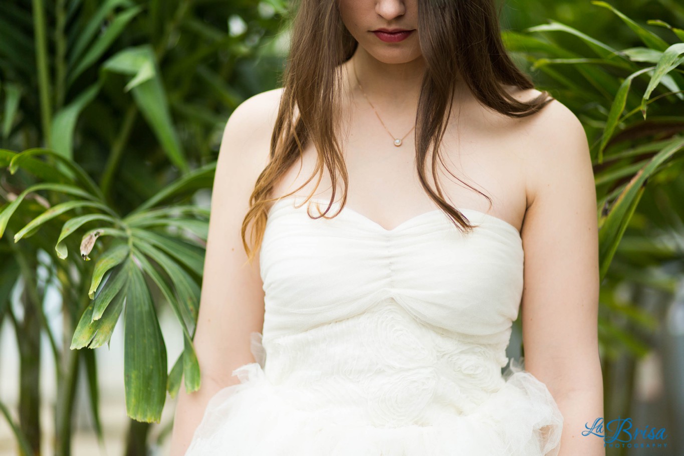 Greenhouse Bridal Portrait Belton Missouri  La Brisa Photography Emma York