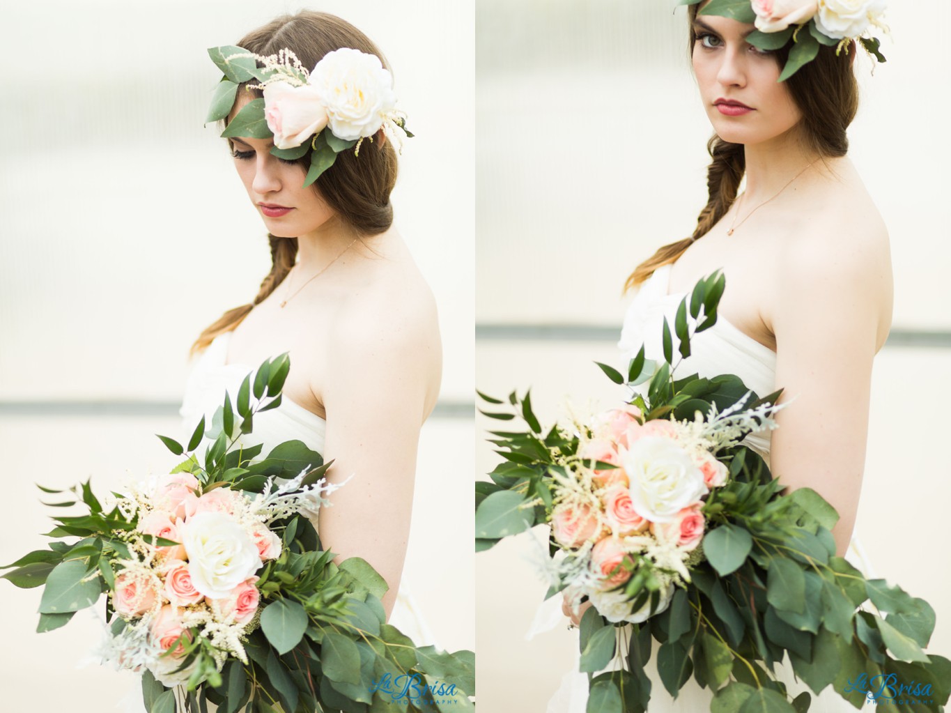 Greenhouse Bridal Portrait Belton Missouri  La Brisa Photography Emma York