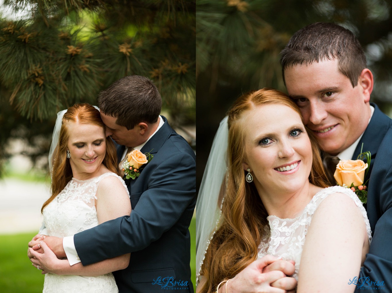 Bride Groom Portraits Seneca Kansas Wedding Photography Emma York