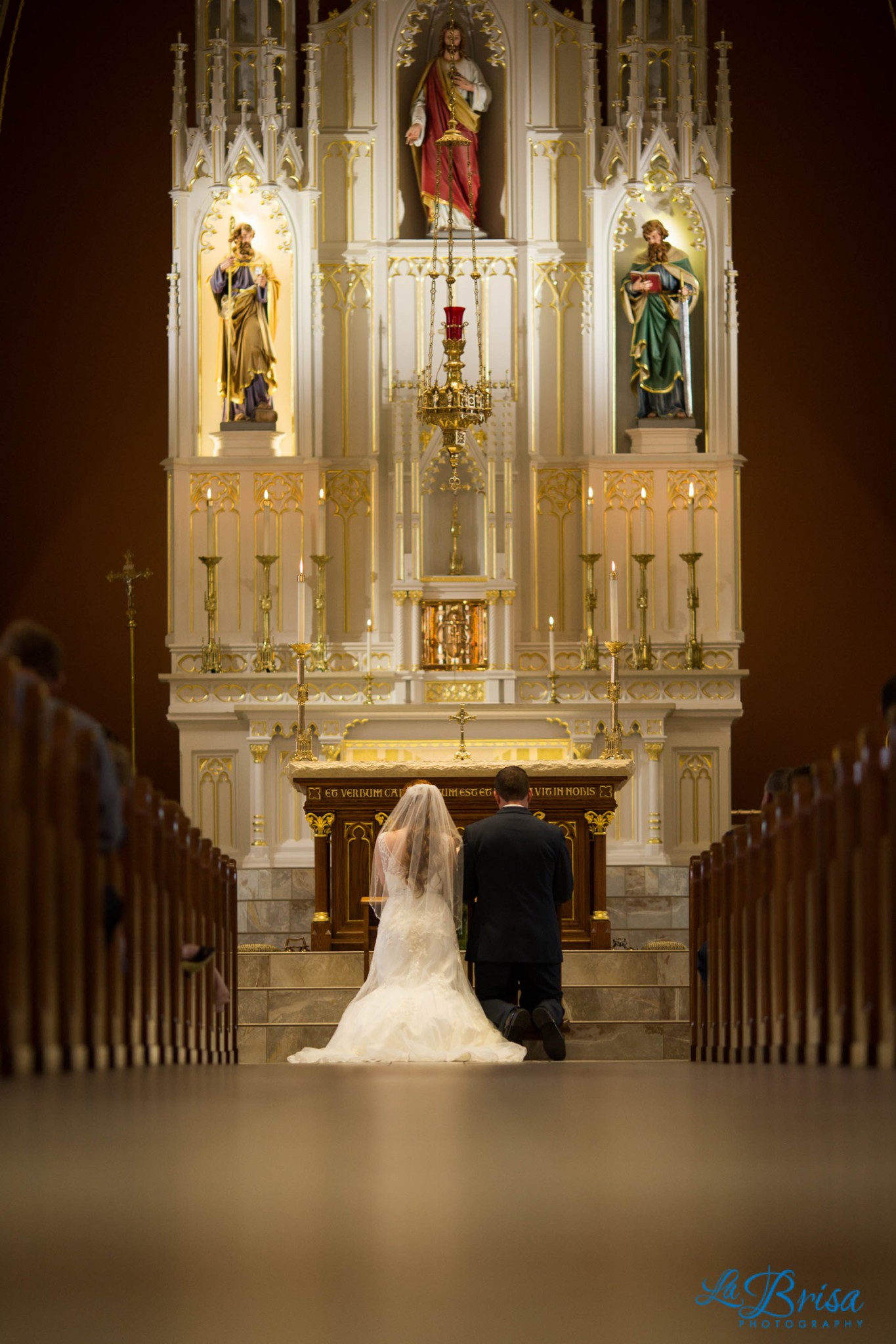 Wedding Ceremony St Peter and Paul Catholic Church Seneca Kansas Wedding Photography Emma York