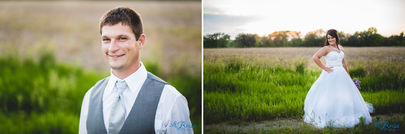 Bride Groom Portrait Linn Kansas Sarah Gudeman La Brisa Photography