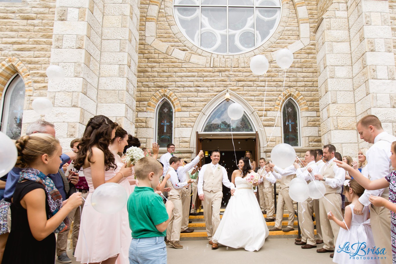 Wedding Ceremony Our Lady of Perpetual Hope Concordia Kansas La Brisa Photography Emma York