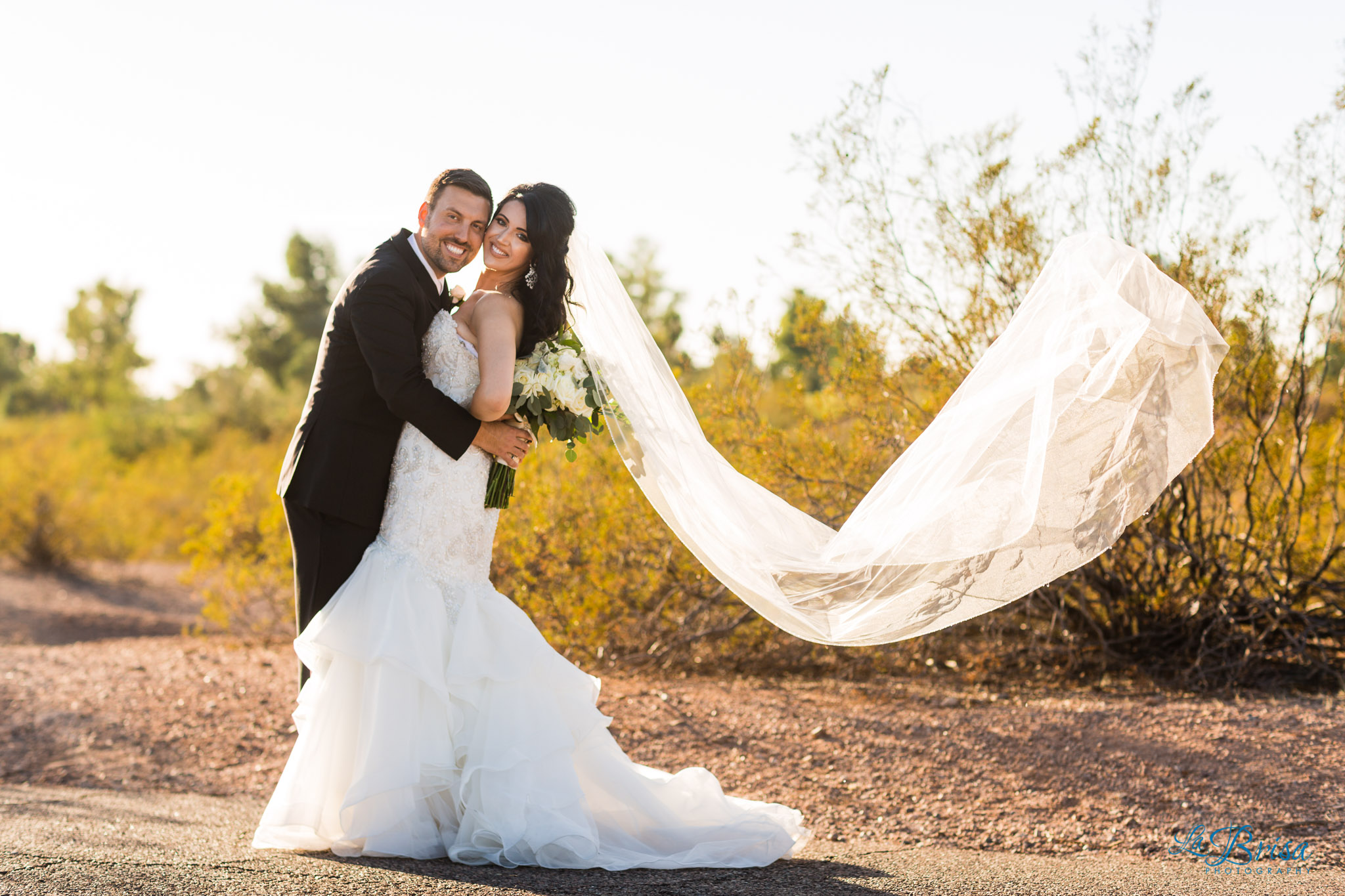 Papago Park Bride Groom Veil Toss