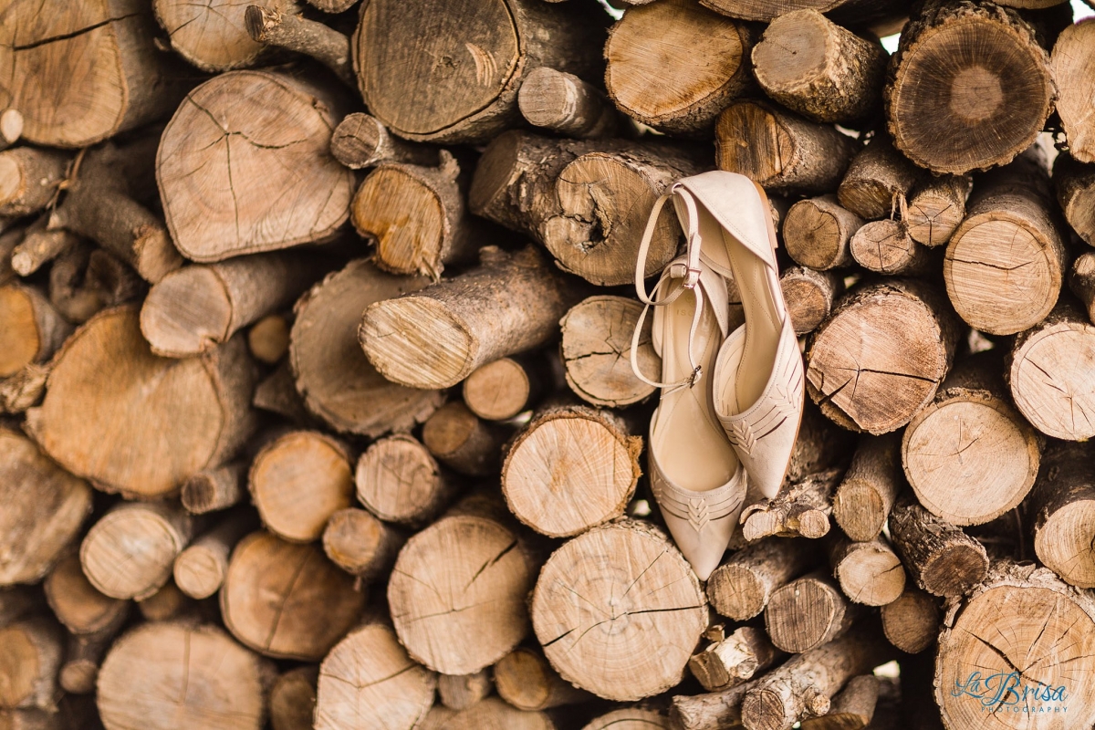 Bride Shoes Wedding Details Woodstack