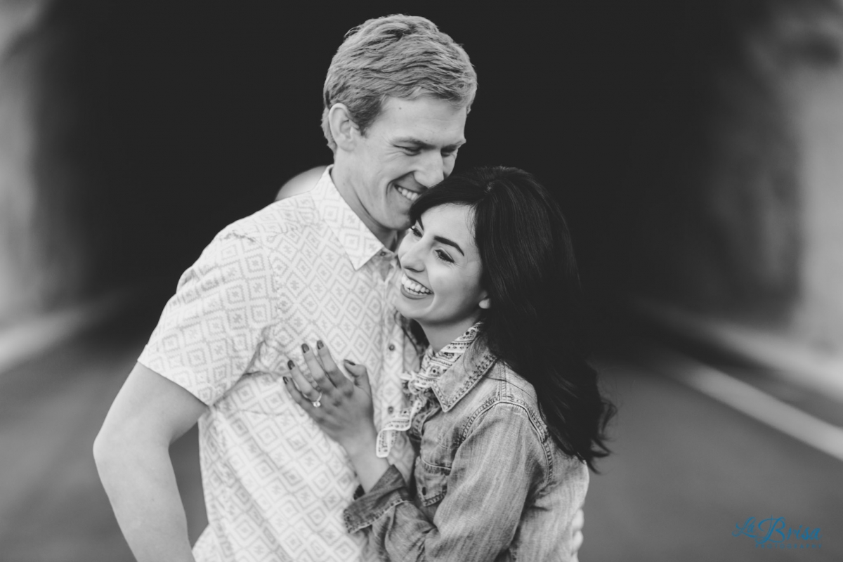 Jean Jacket Tunnel Marana Engagement Photography