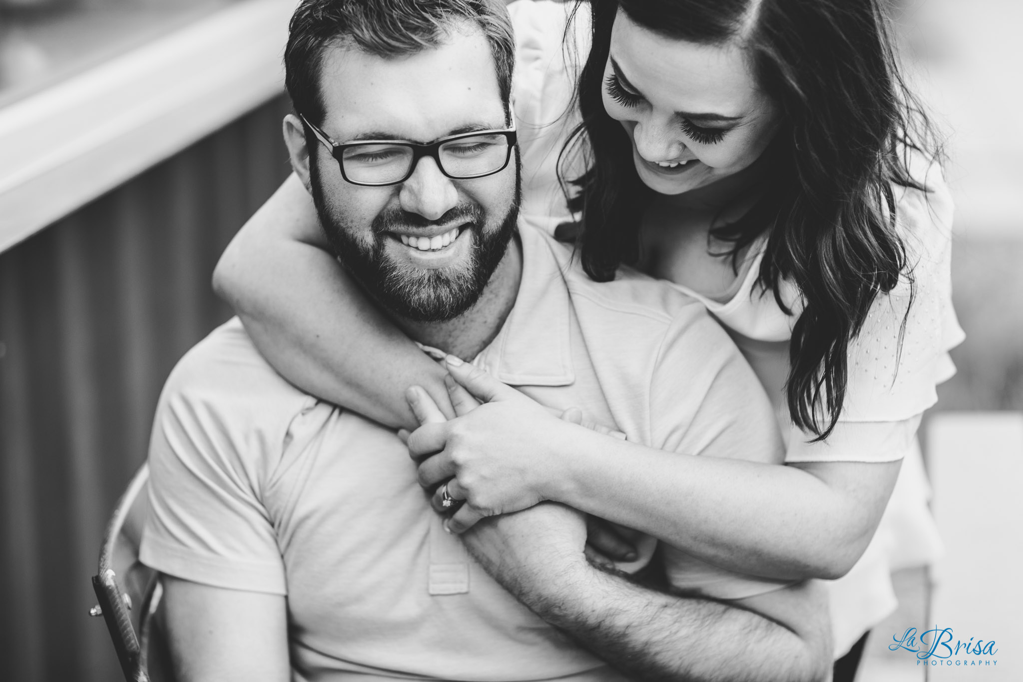 genuine laughter Tucson engagement