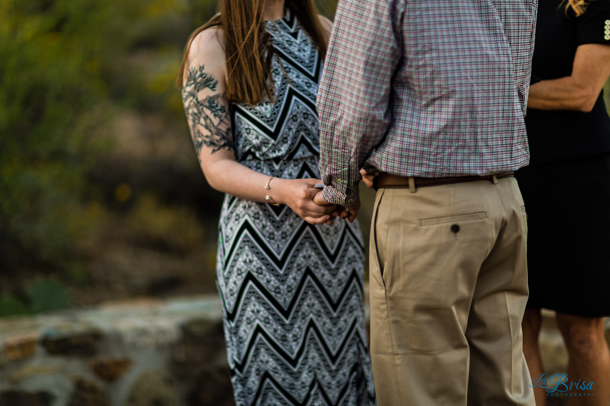 outdoor tucson wedding ceremony