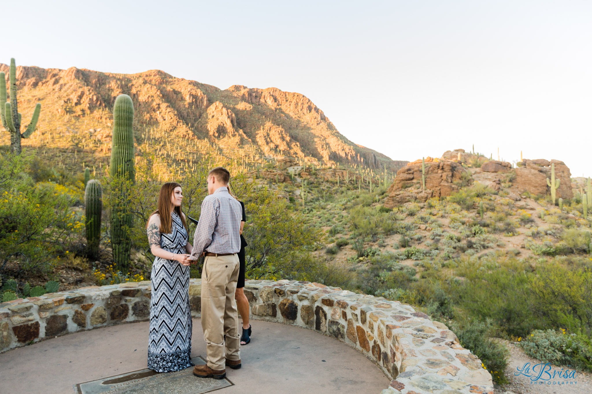 outdoor Gates Pass wedding ceremony