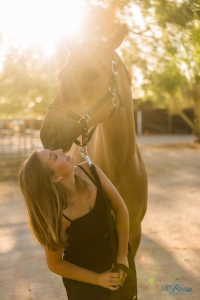 Tucson Horse Ranch Senior Portrait